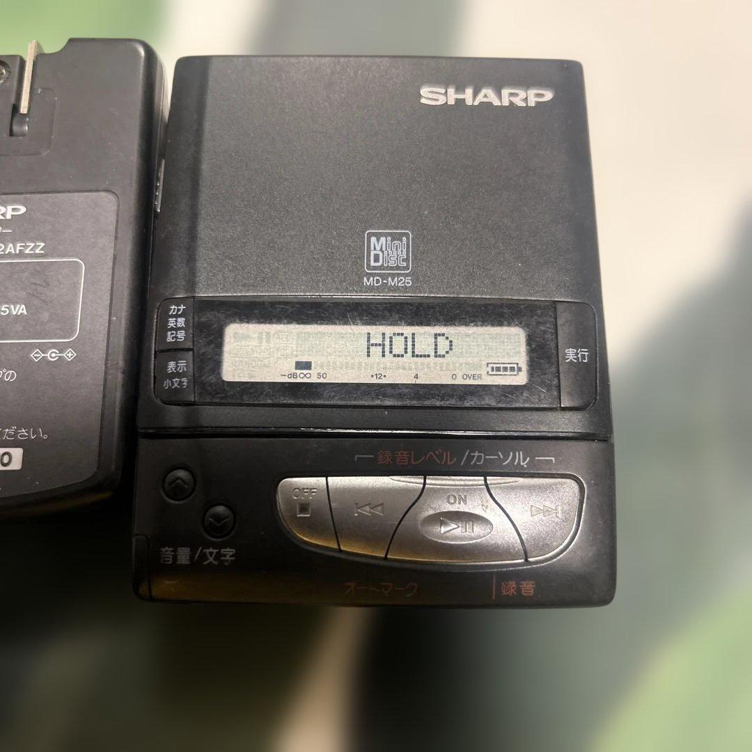 SHARP MD-M25 ポータブルMDプレーヤー