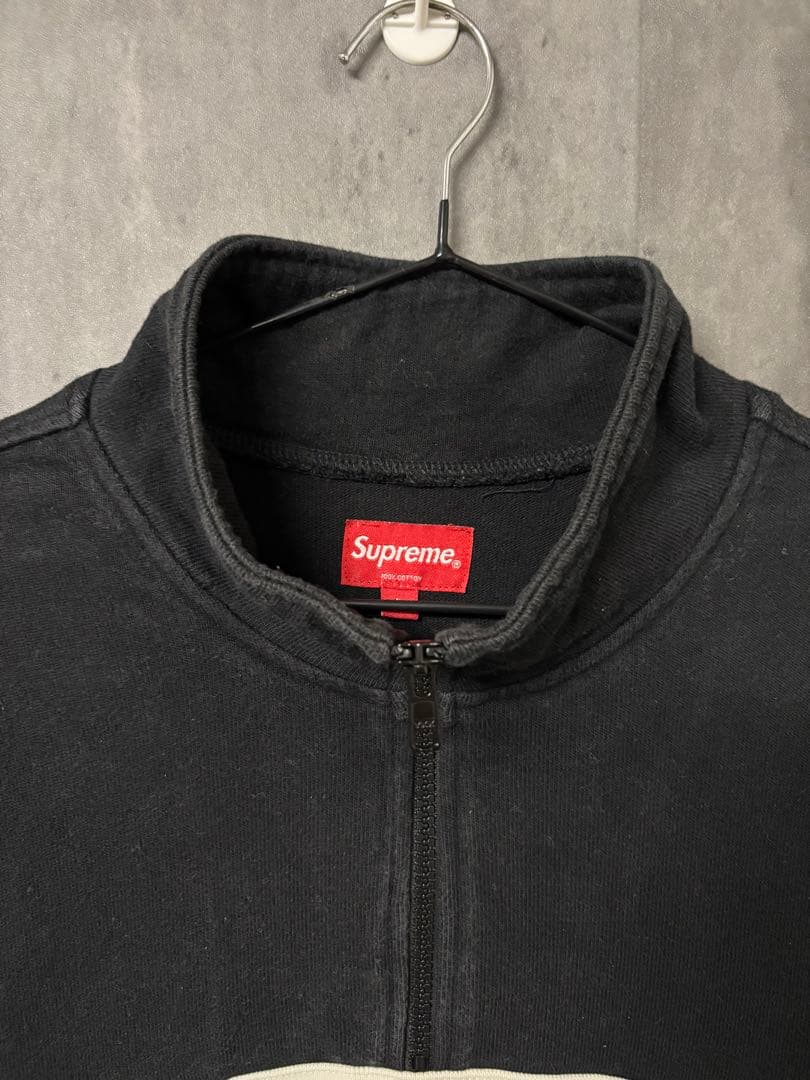 〈早い者勝ち・美品〉SUPREME 黒 即完売品 ハーブジップ トレーナー　L