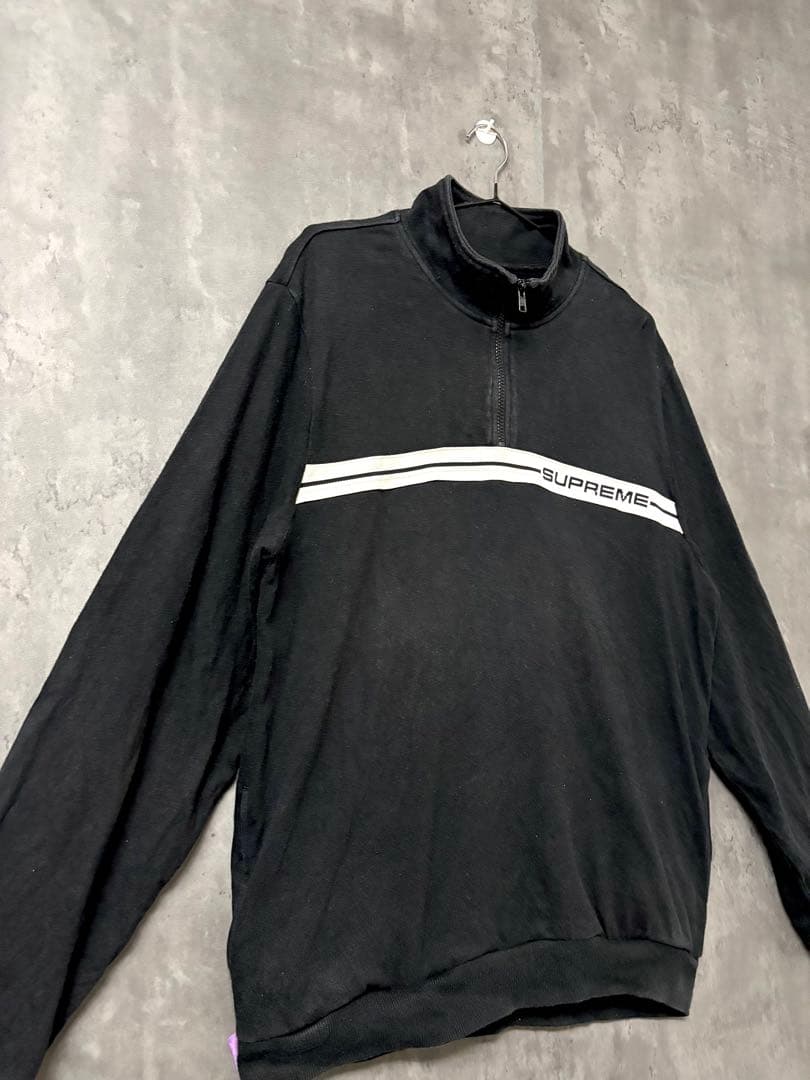 〈早い者勝ち・美品〉SUPREME 黒 即完売品 ハーブジップ トレーナー　L