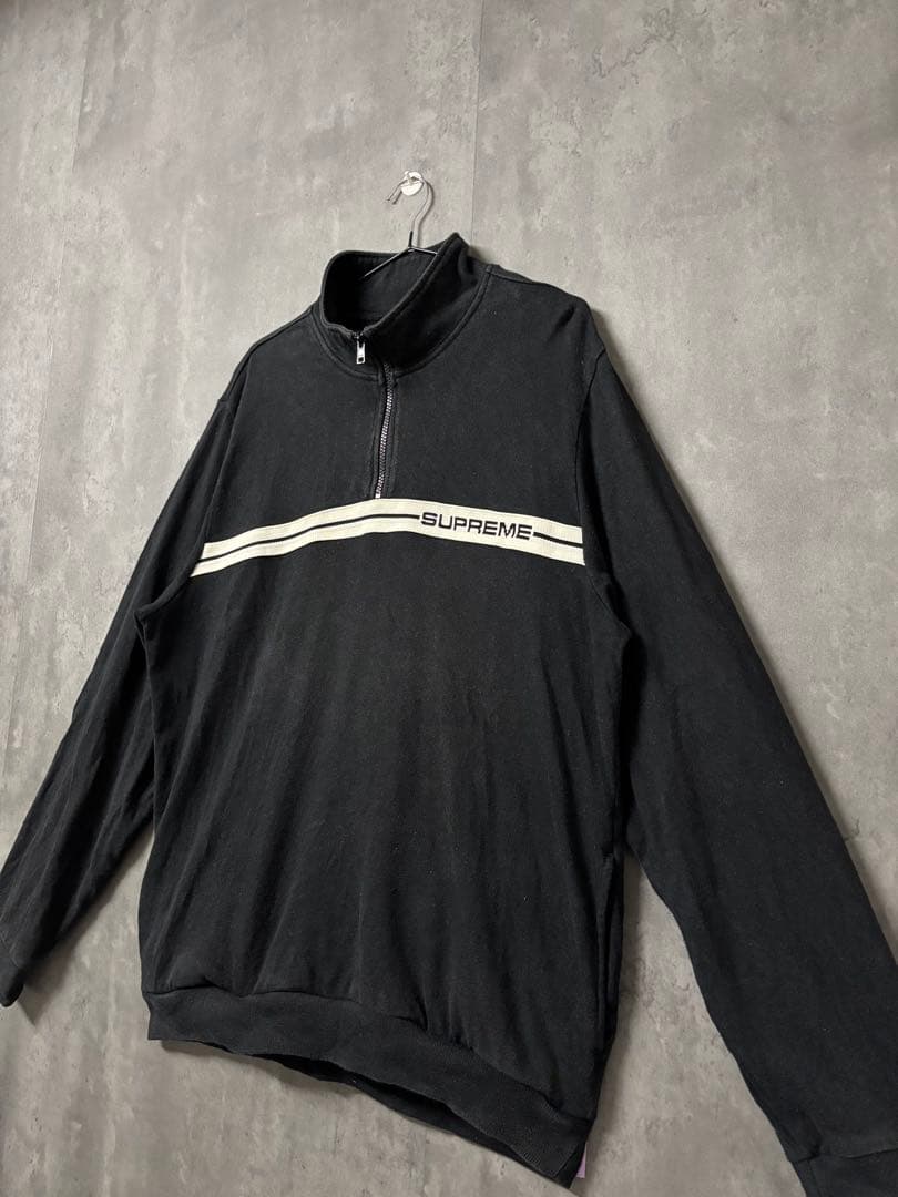 〈早い者勝ち・美品〉SUPREME 黒 即完売品 ハーブジップ トレーナー　L