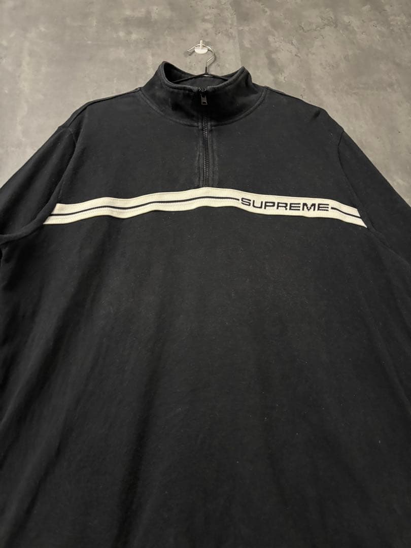 〈早い者勝ち・美品〉SUPREME 黒 即完売品 ハーブジップ トレーナー　L
