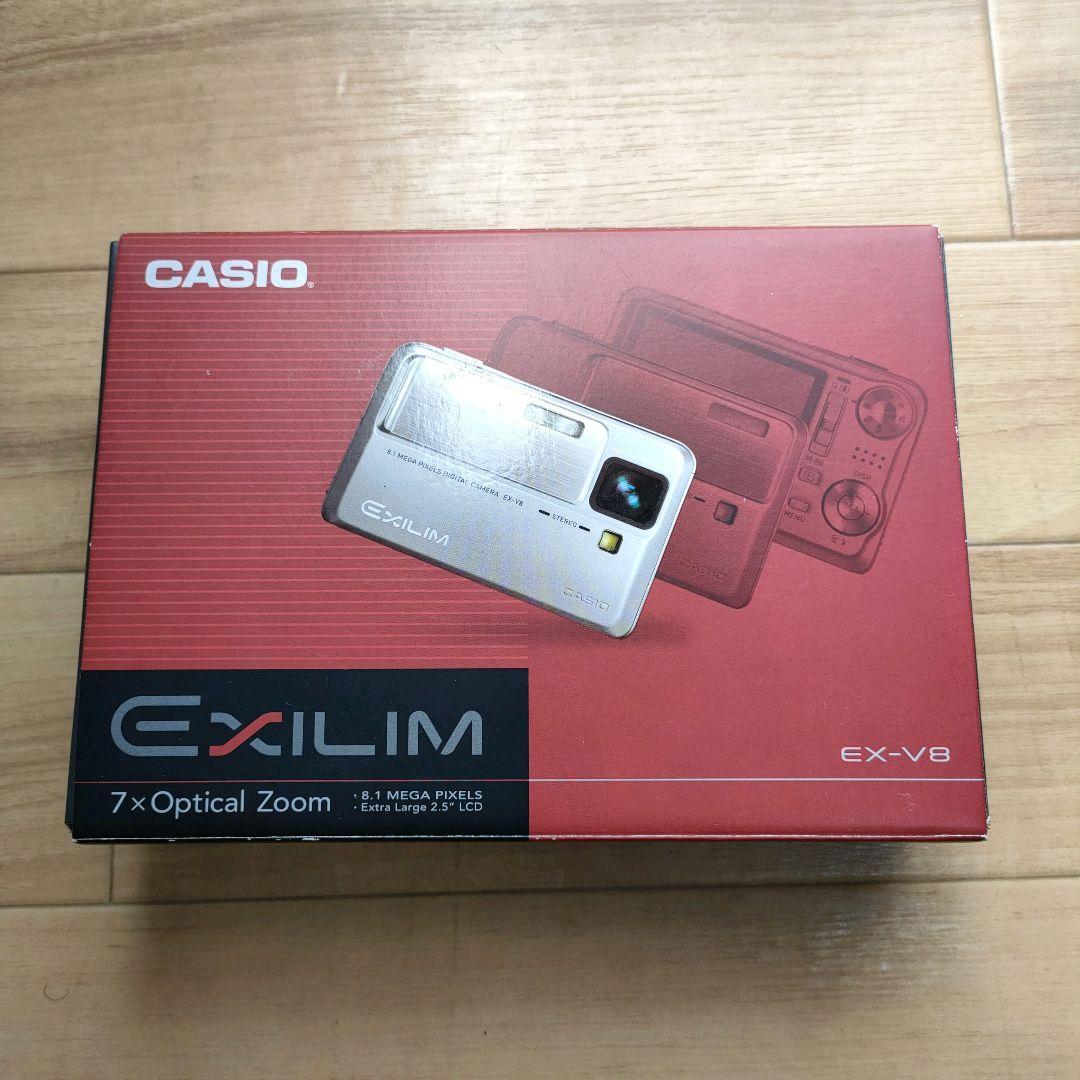 ケース付き★カシオ　EX-V8 デジタルカメラ　撮影可