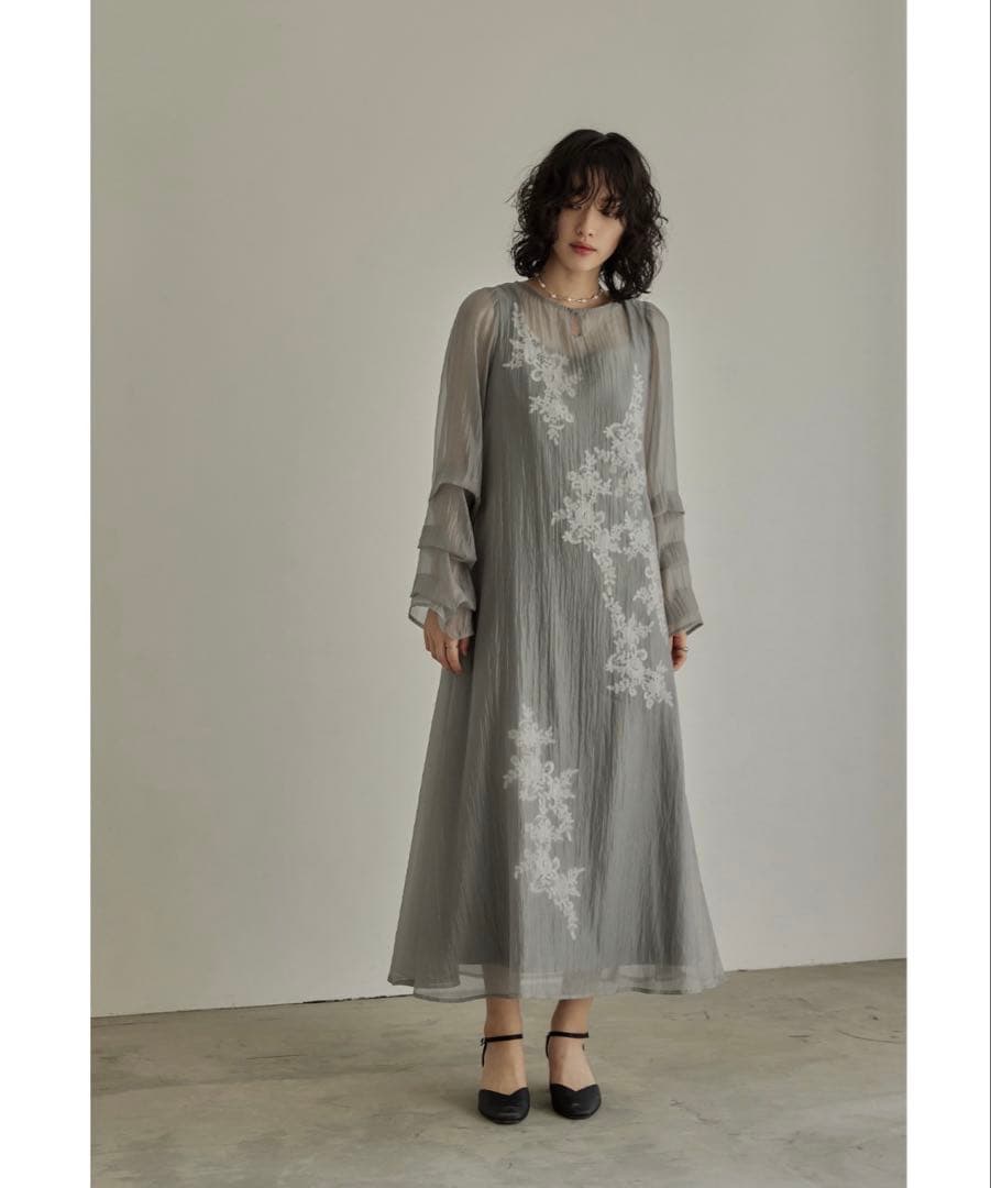 【niana】シアーAラインワンピース