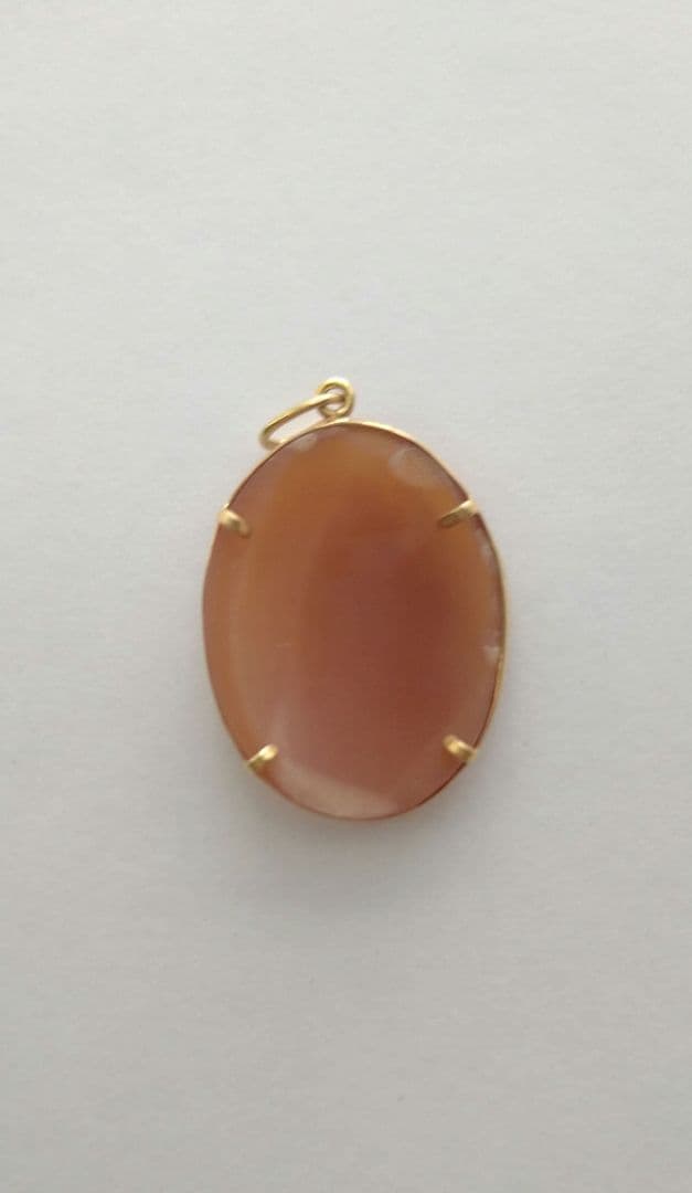 agete　アガット　K18カメオチャーム