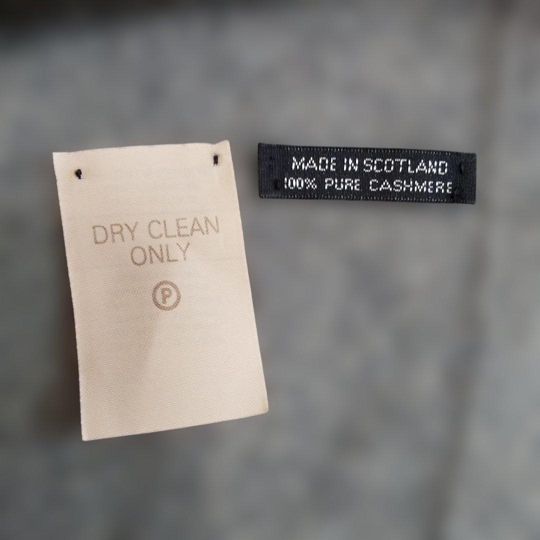 ky218 CHANEL ニットスカート グレー カシミア100 2サイズ