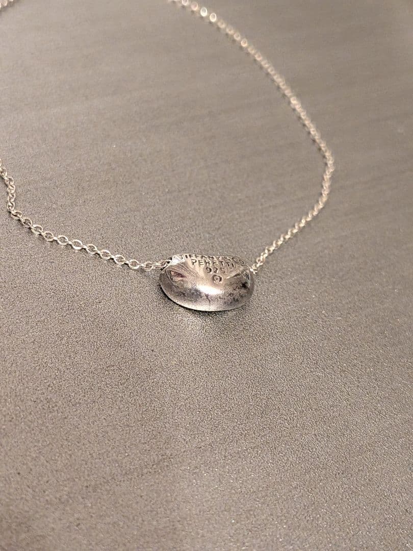 ティファニー ミニ ビーン ネックレス シルバー ビーンズ シルバー925