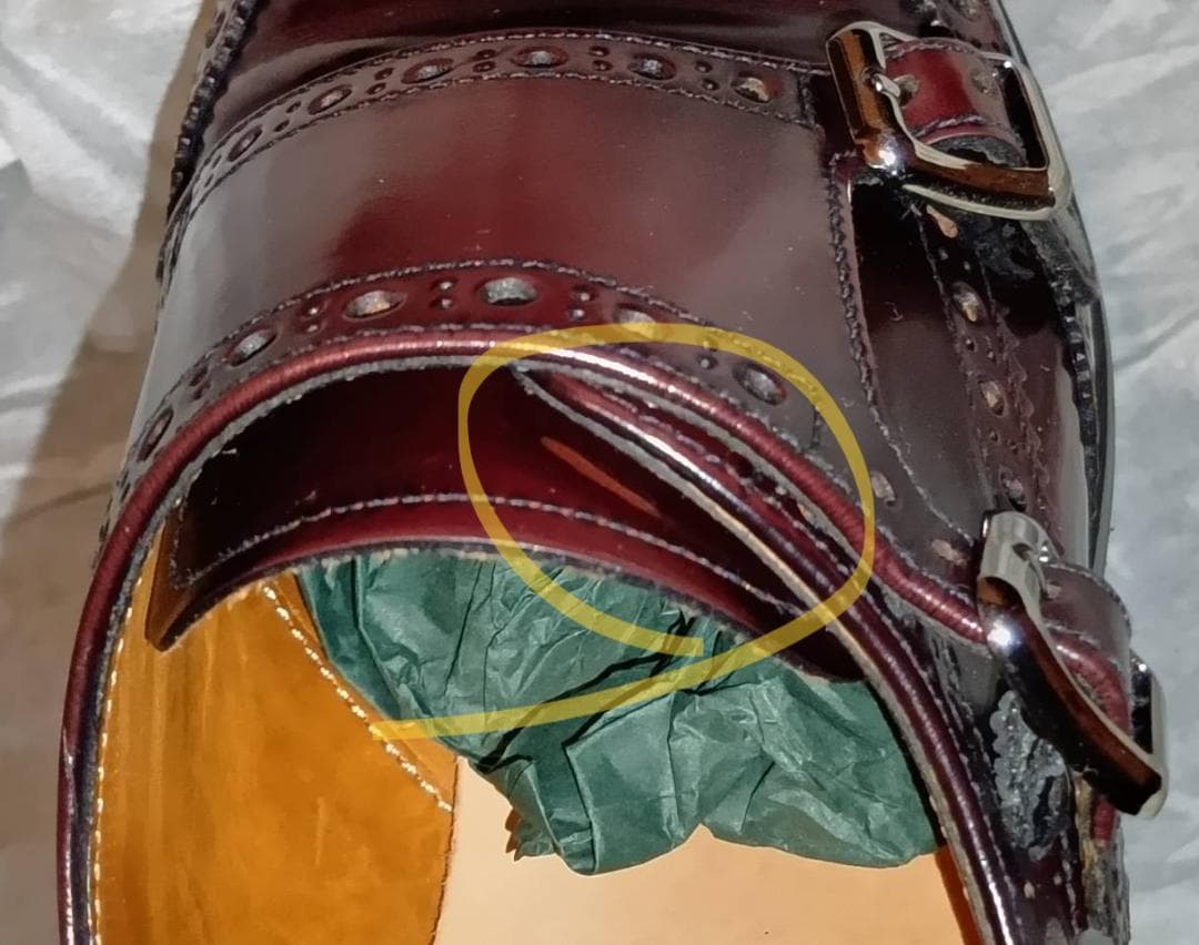 【希少色】Church's LANA R ダブルモンク 23cm バーガンディ