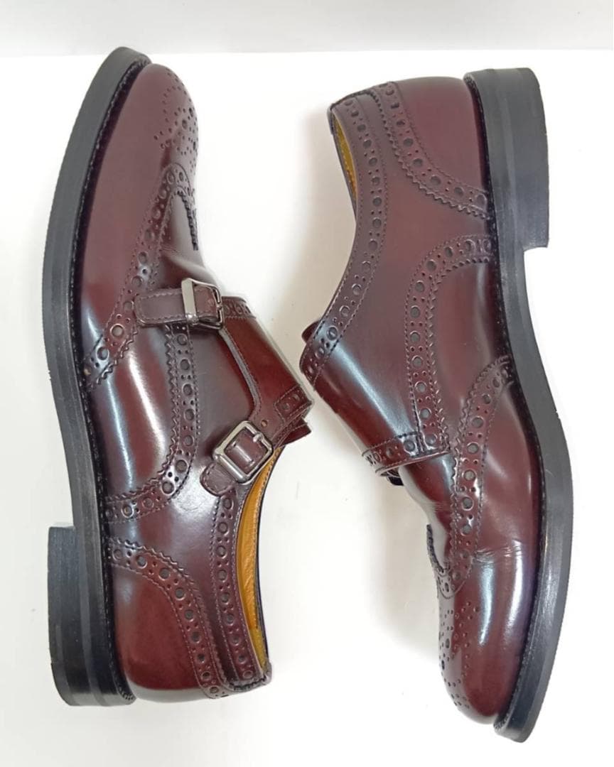 【希少色】Church's LANA R ダブルモンク 23cm バーガンディ