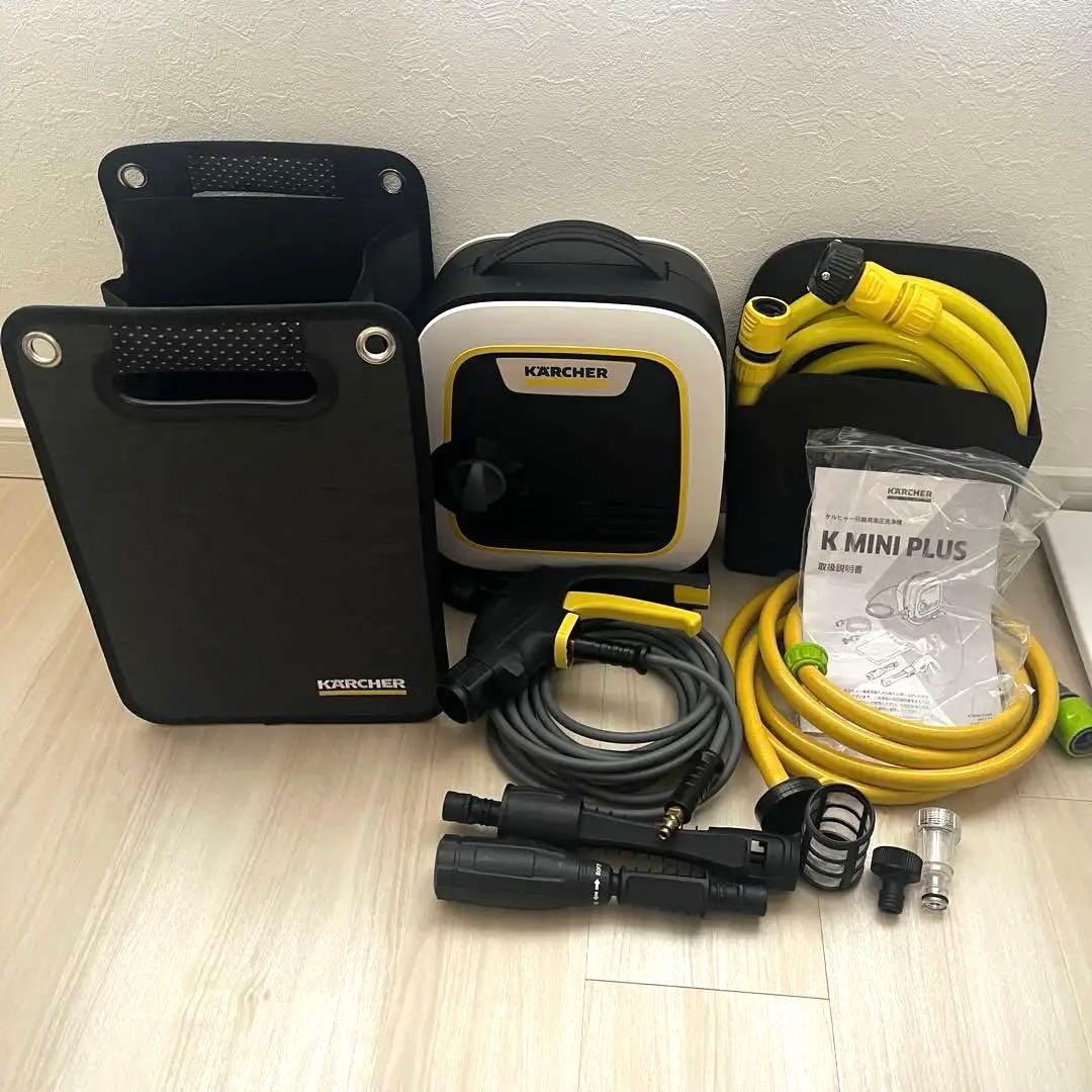 美品　Karcher ケルヒャー高圧洗浄機 k miniプラス　本体