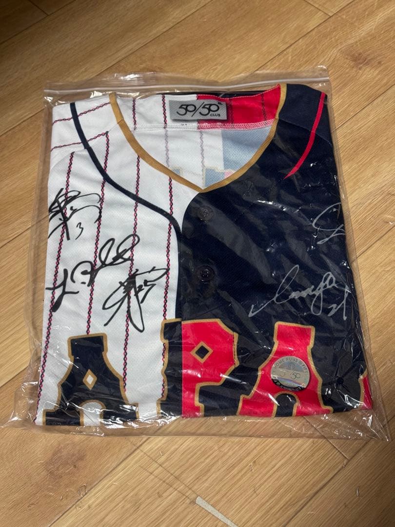 q*5様 非売品WBC 2023大谷翔平 日本代表 サインプリント ハーフユニフ