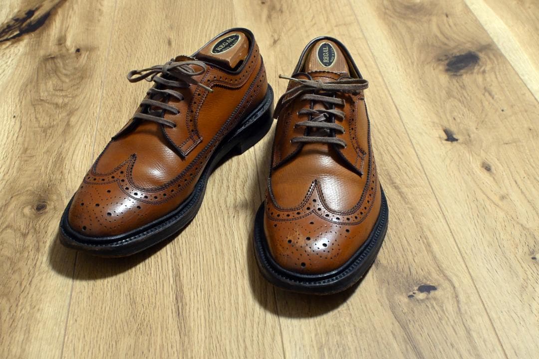 リーガル　インペリアルグレード　ウイングチップ（シューキーパー付き）