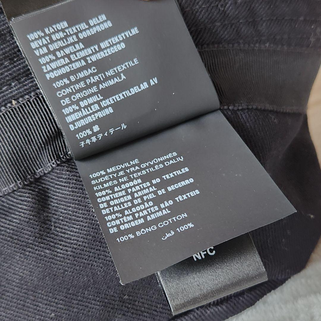 PRADA バケットハット XL 黒 正規品 コットン イタリア製