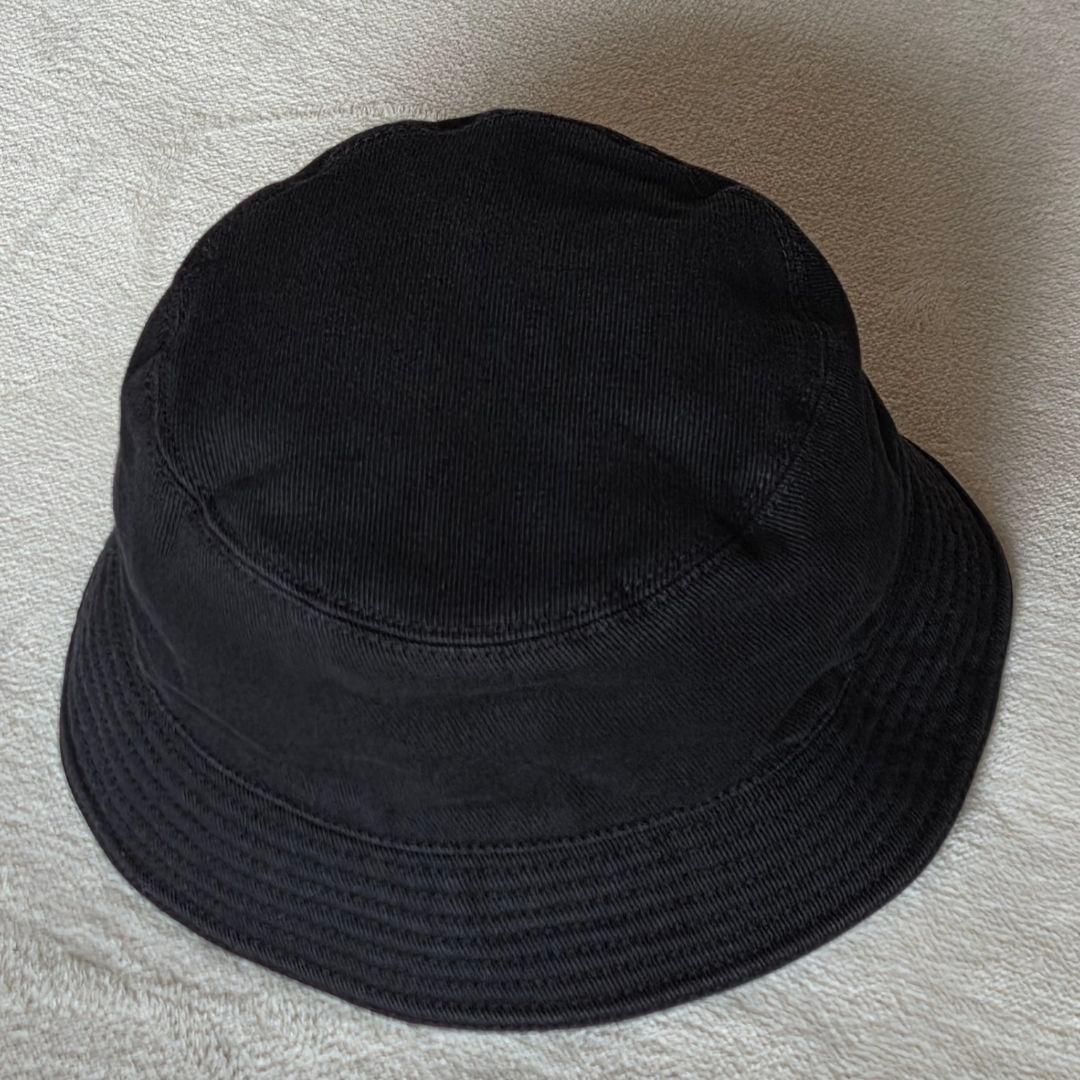 PRADA バケットハット XL 黒 正規品 コットン イタリア製