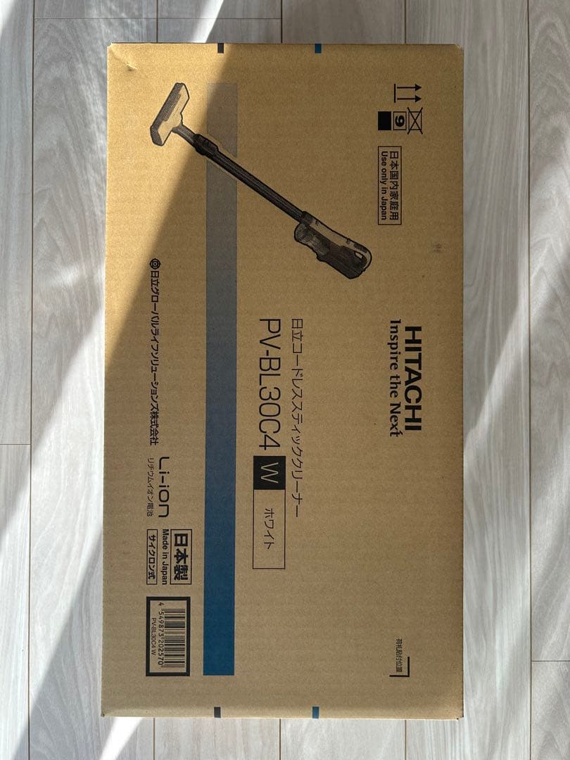 HITACHI コードレス掃除機 PV-BL30C4 ホワイト