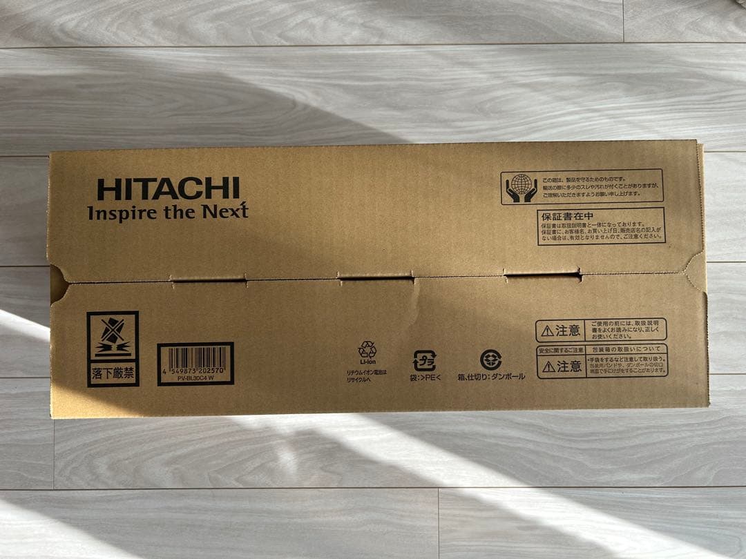 HITACHI コードレス掃除機 PV-BL30C4 ホワイト
