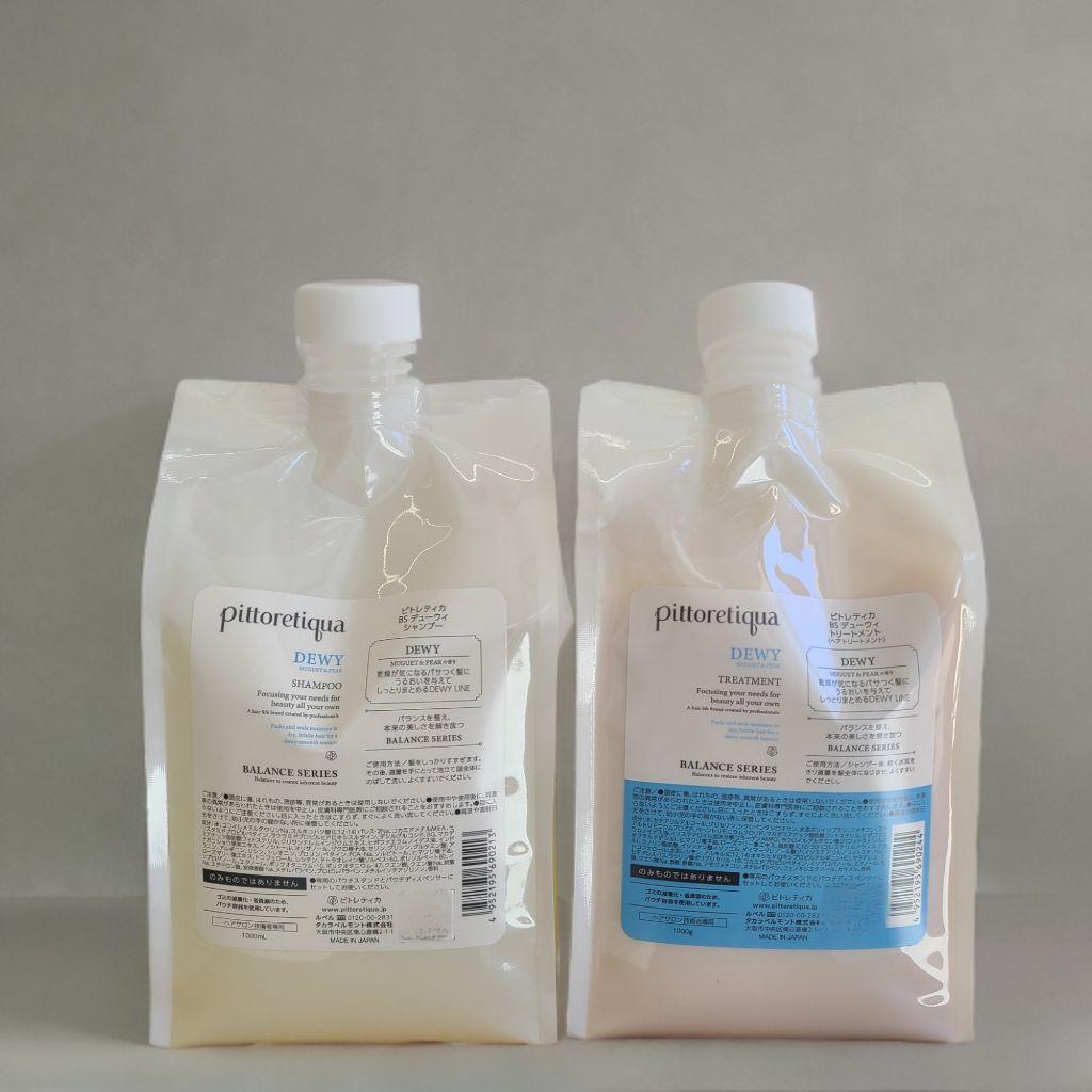 ピトレティカ デューウィ シャンプートリートメントセット 業務用1Ｌ