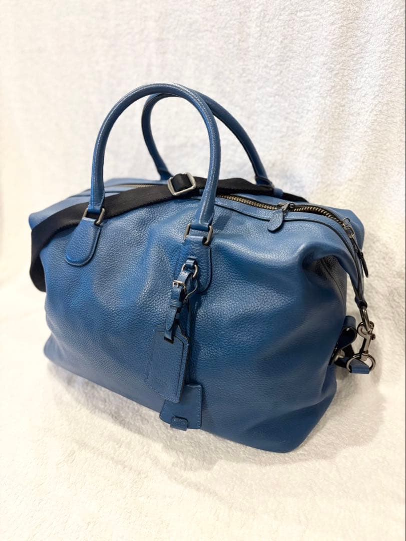 値下げ　COACH コーチ ボストンバッグ レザー 旅行