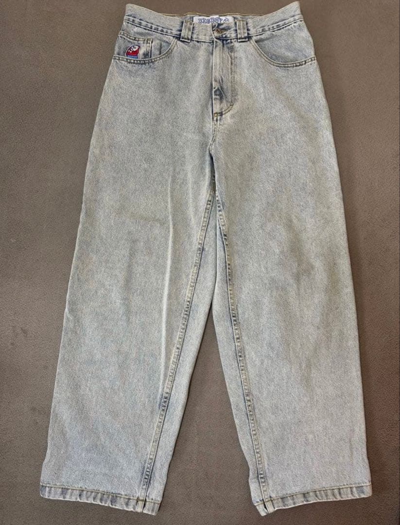 POLAR SKATE CO.BIGBOY S ライトブルー 旧ロゴ