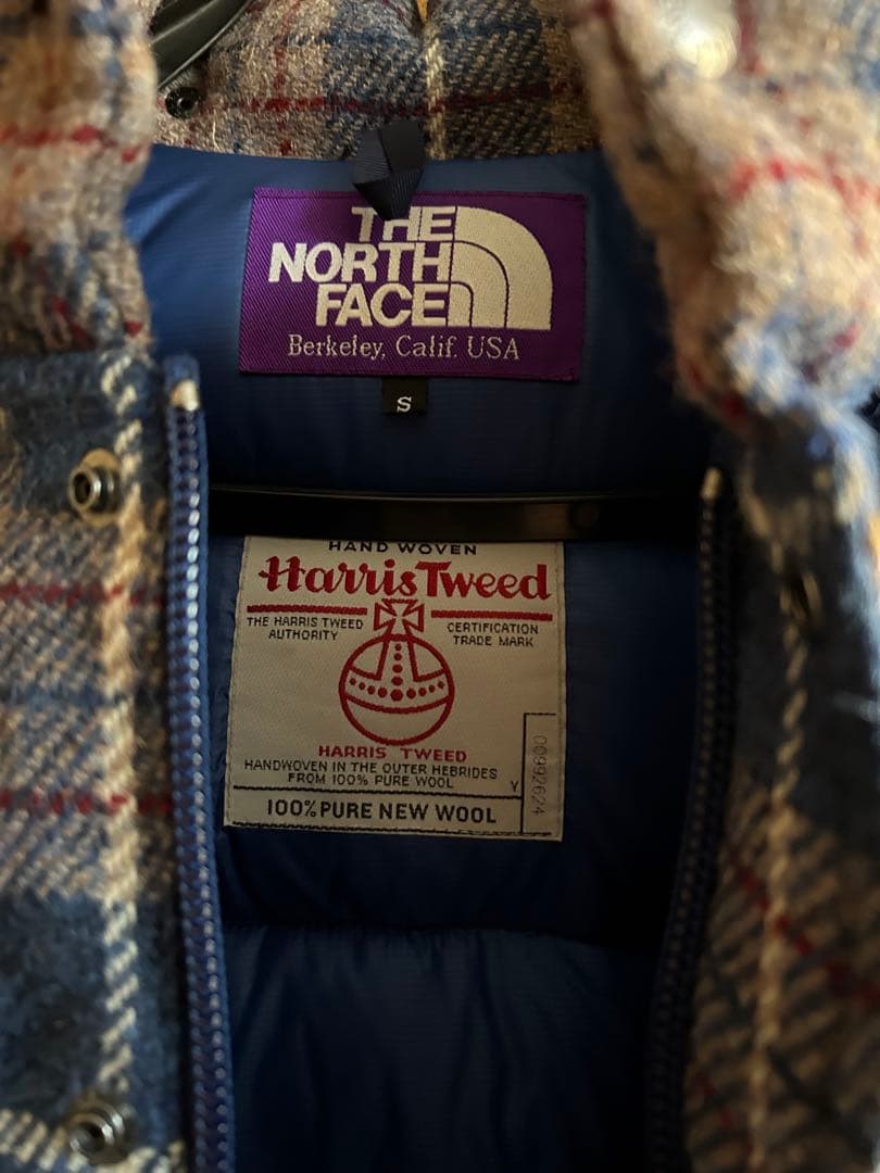ノースフェイス パープルレーベル ハリスツイードダウンジャケット