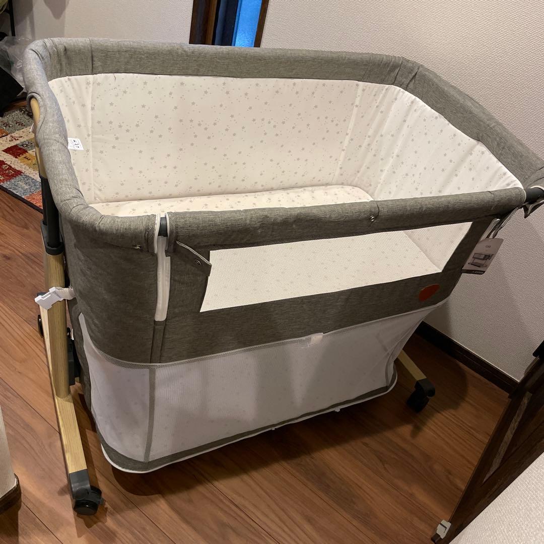 美品 ★ ベビーベッド ベビー用 マット サークル