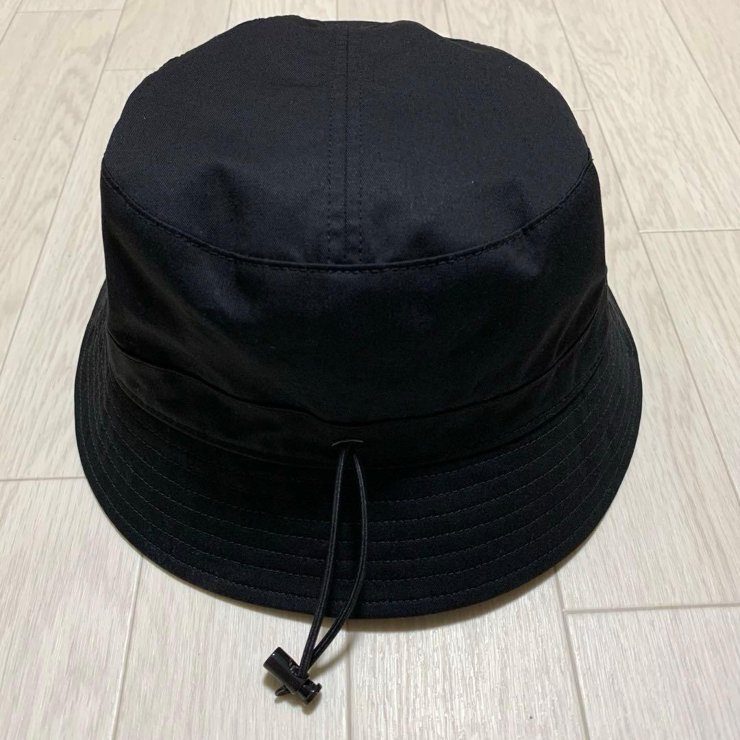新品同様★ モンクレール　帽子　バケットハット　ブラック　黒　M 国内正規品