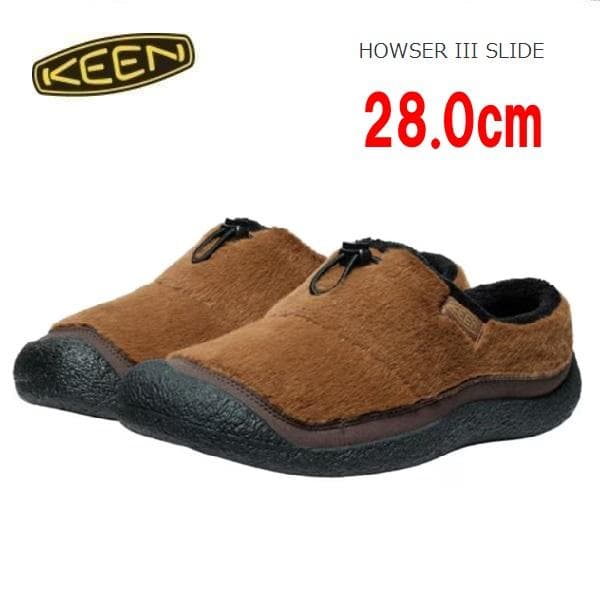 KEEN キーン ハウザーⅢスライド スリッポン バイソン 28.0cm