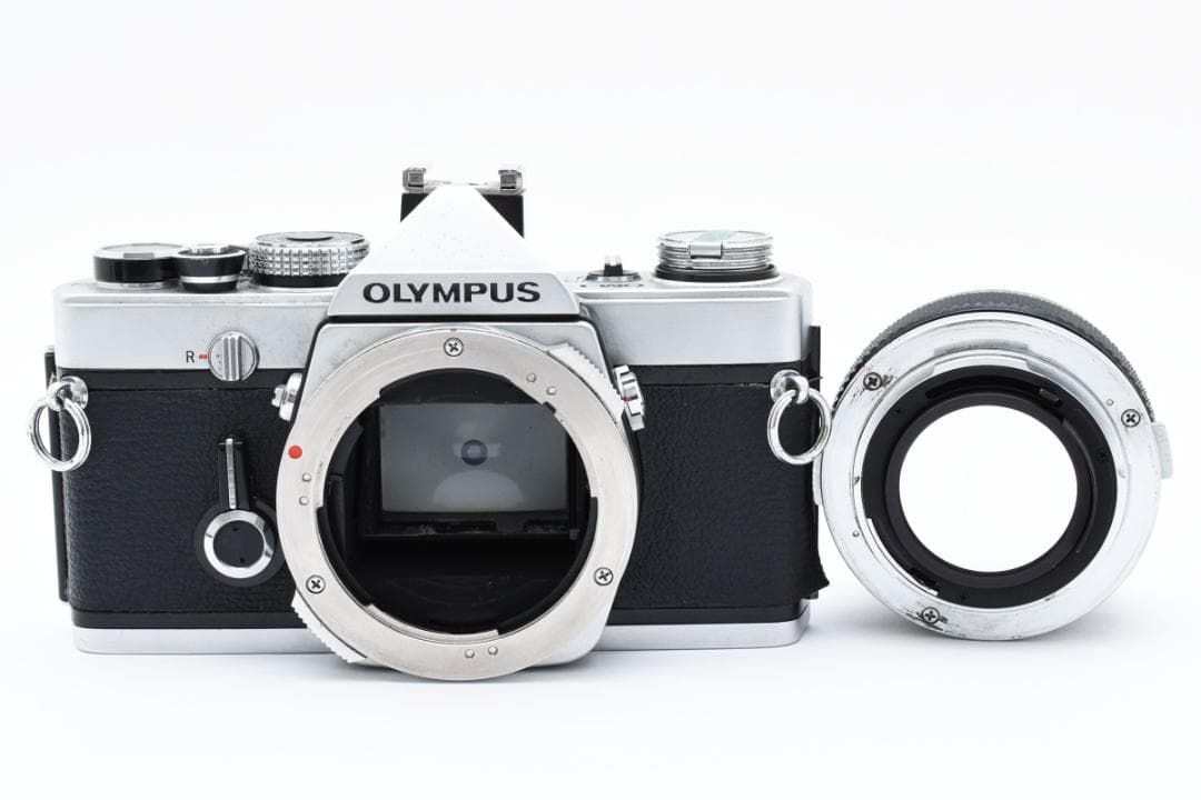 フィルムカメラ Olympus OM-1 Silver + F Zuiko 50mm F1.4