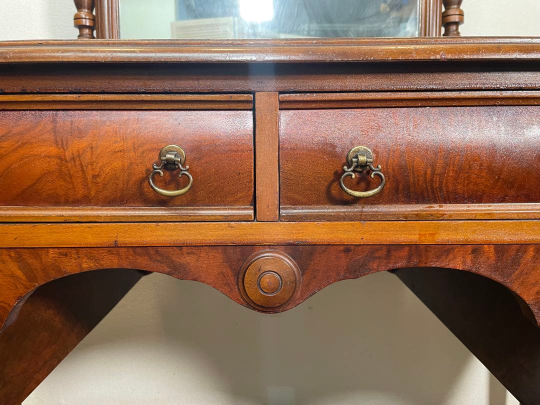 ヴィンテージ ドレッサーチェスト ウォールナット 英国 ミラー 鏡 イギリス