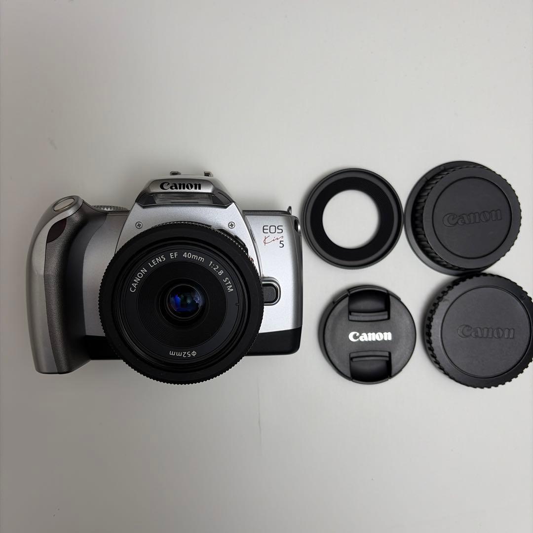 ★美品★ EOS kiss5 EF40mmF2.8 フィルムカメラセット