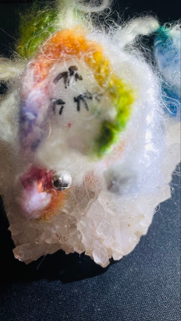 紫*音様 癒しの神様祝福❣️可愛いbabyの祈り✨オリジナル編みぐるみ