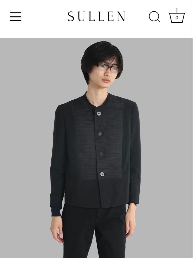 ジャケット・アウター ISSEY MIYAKE MAO COLLAR PLEATS JACKET