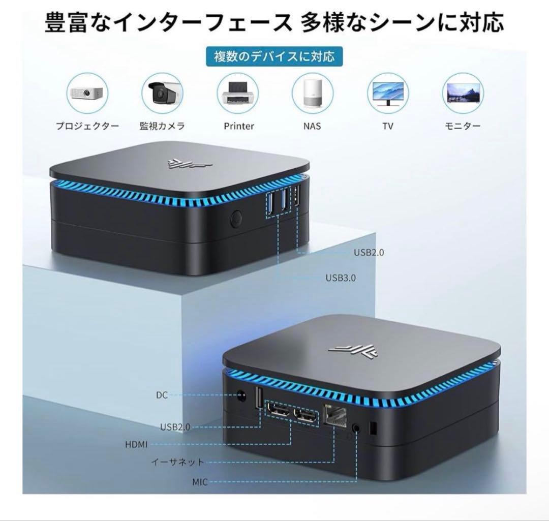ミニPC Alder Lake-CPU n95 16GB 512G