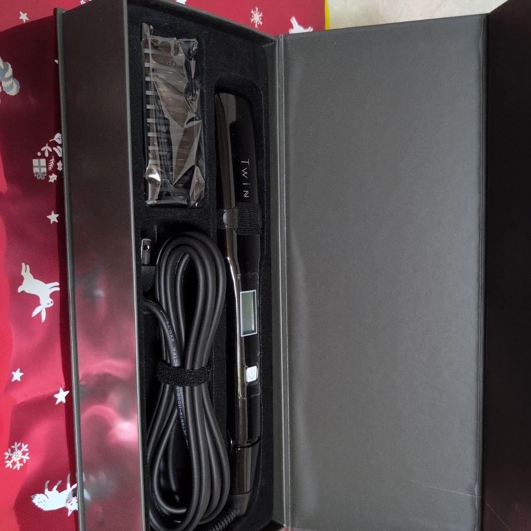 Twin ブラシヘアアイロン ブラック