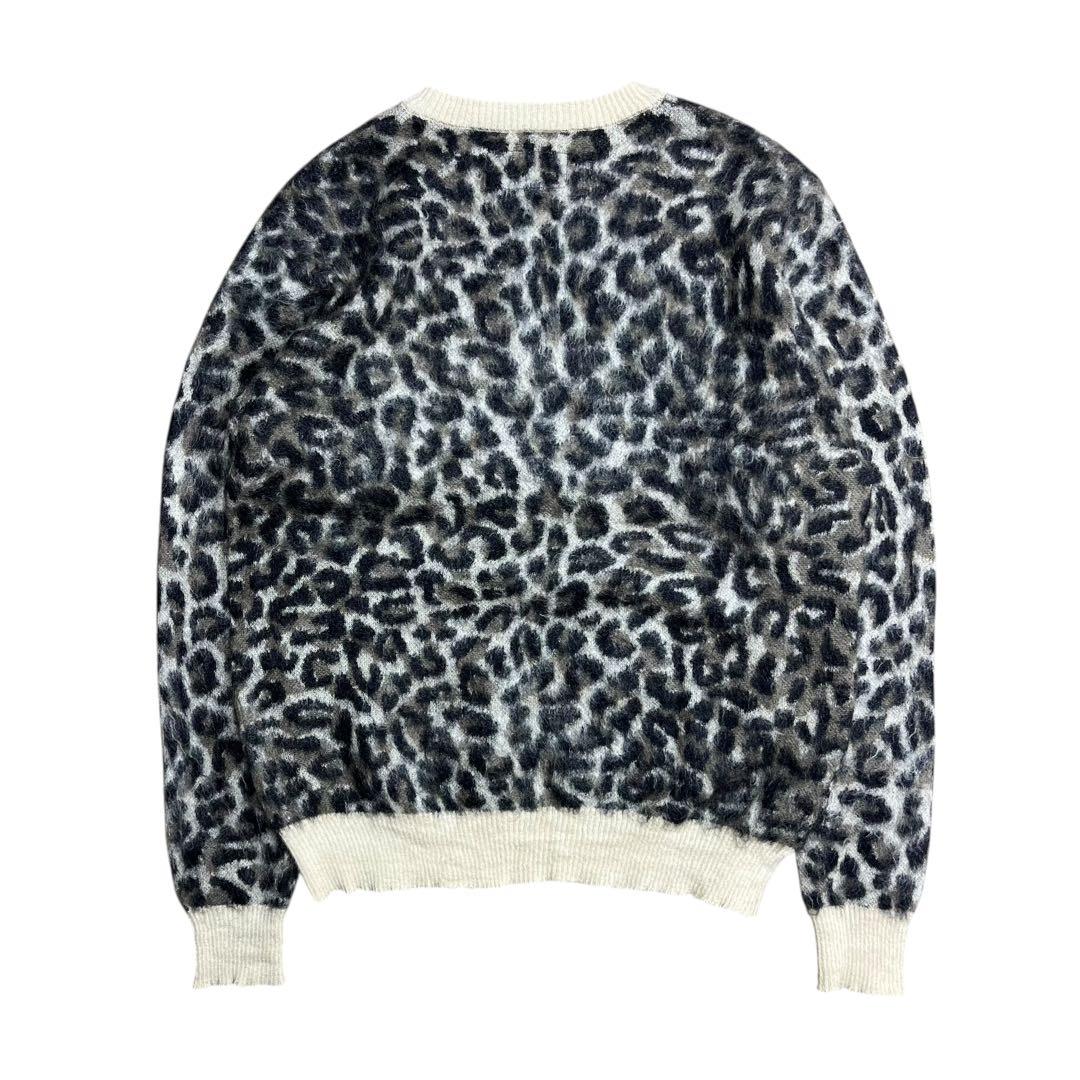 WACKO MARIA レオパード柄 モヘア ニット セーター 総柄 S
