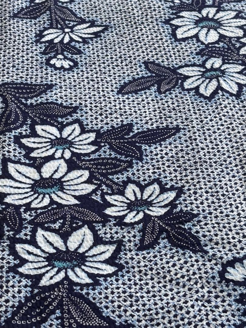 e*s様 有松・鳴海絞り　絞り染め　絞り浴衣　 藍色　紺