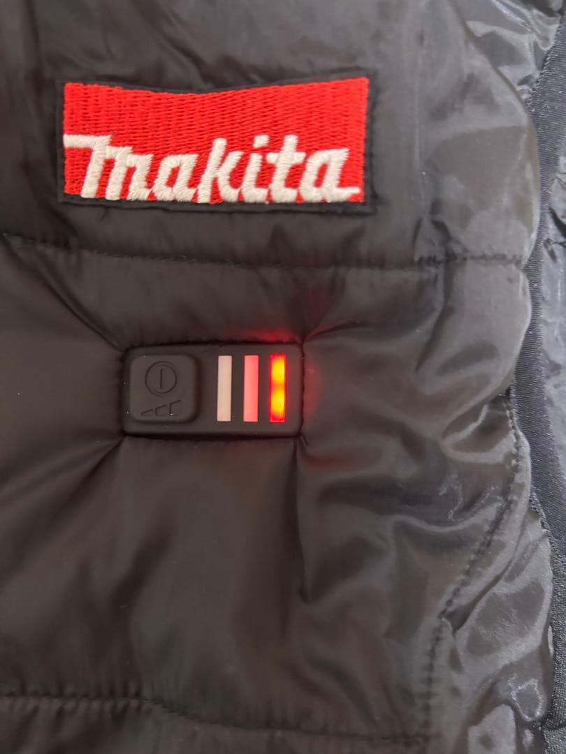 マキタ(Makita) 充電式暖房ベスト 純正品　L サイズ　ブラック　黒