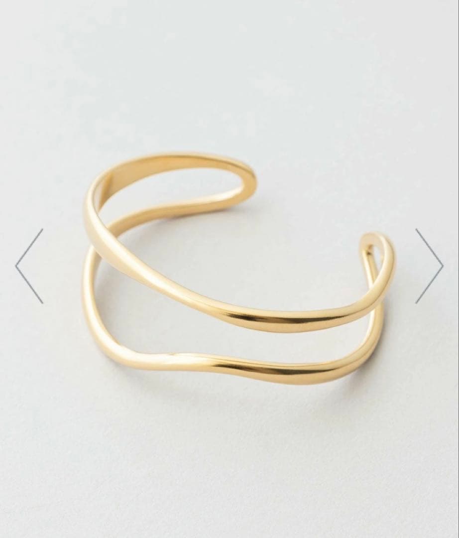 Jouete ダブルラインバングル ゴールド ニッケルフリー 美品