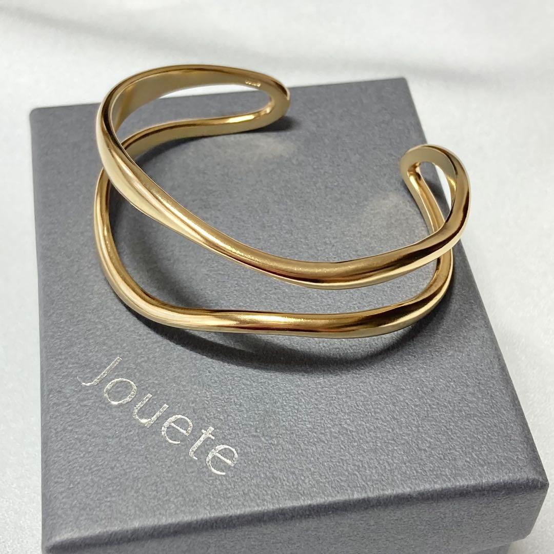Jouete ダブルラインバングル ゴールド ニッケルフリー 美品
