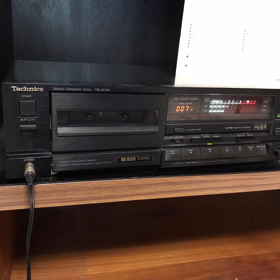 Technics RS-B705 カセットデッキ 説明書付き