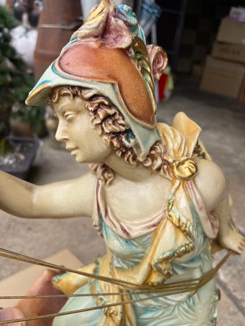 BEBE【ITALY】馬車ベンハー　ロココ調　西洋美術品　置物　オブジェ