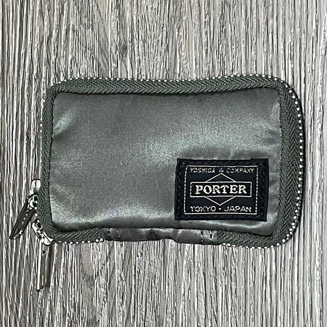 新品 ポーター タンカー キーケース シルバーグレー 吉田カバン 収納袋付き