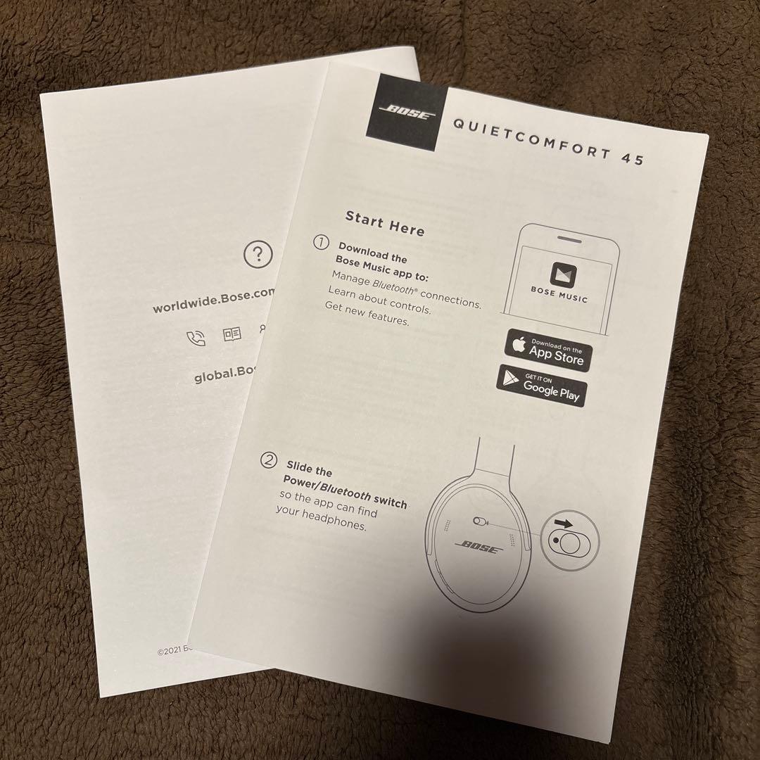 ヘッドホン BOSE QUIETCOMFORT 45 HEADPHONES