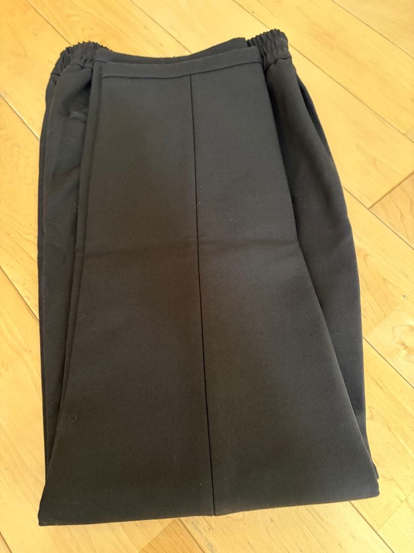 JENNE ボンディングリラックスパンツ XLブラック