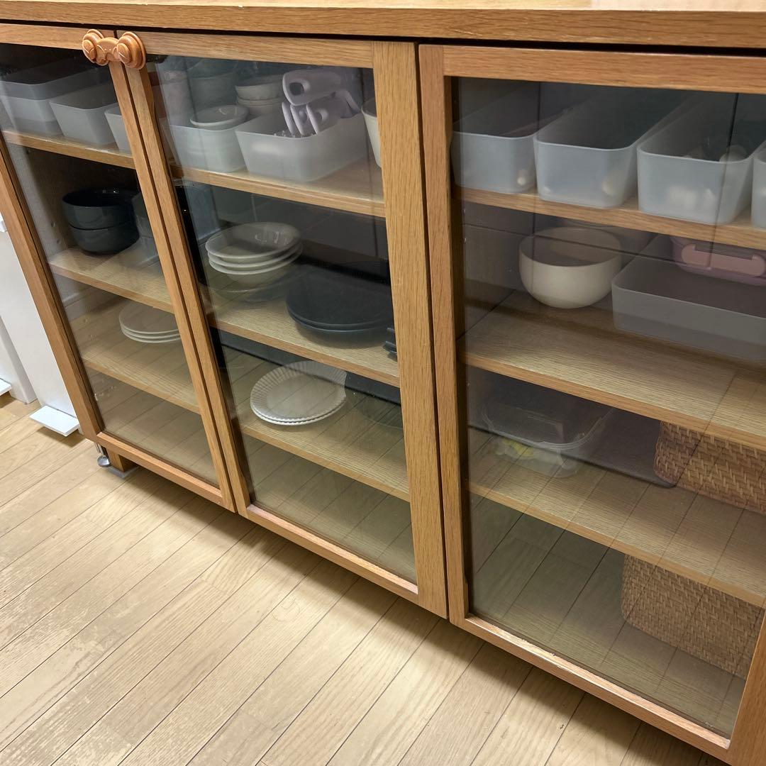 【値下げしました】無印良品食器棚　(廃盤)