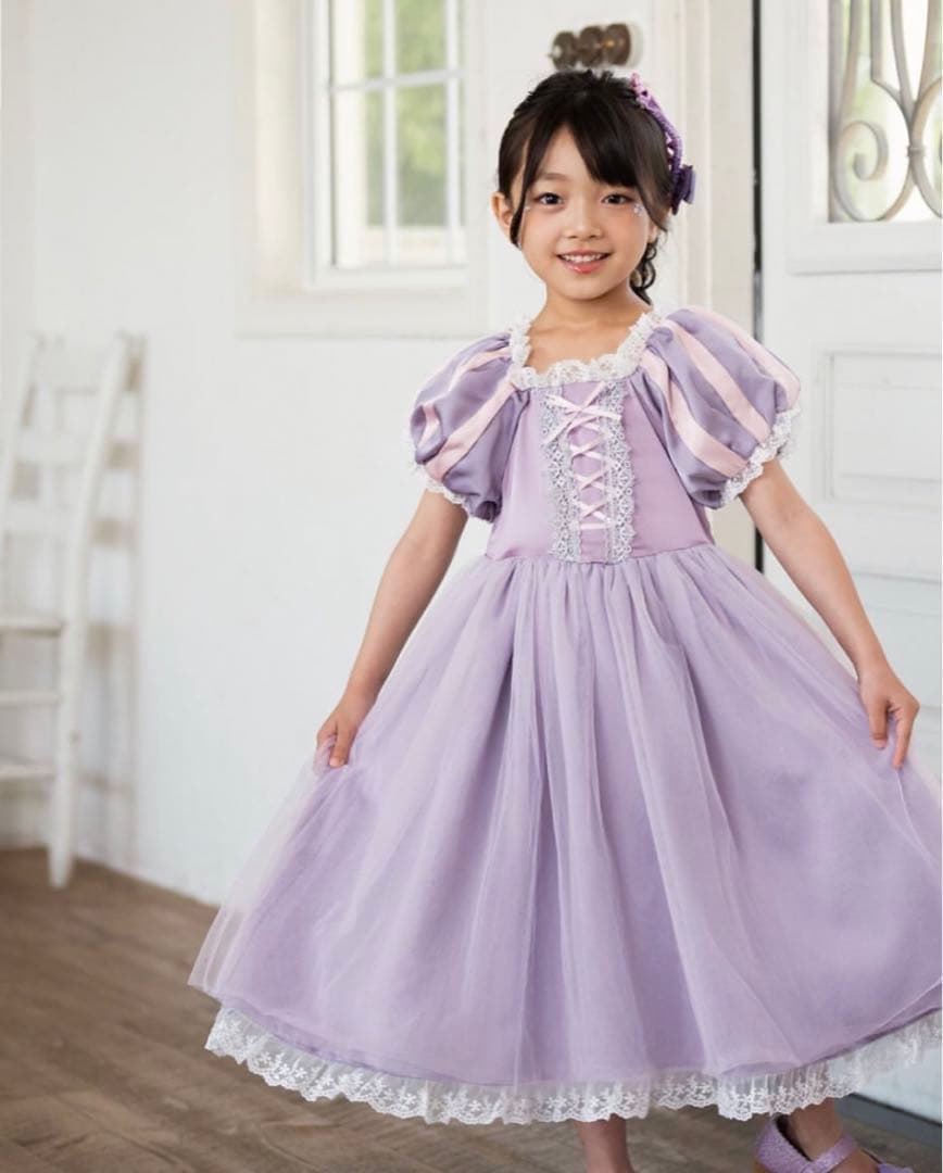 【新品】ラプンツェル　ドレス　コトリ　110cm
