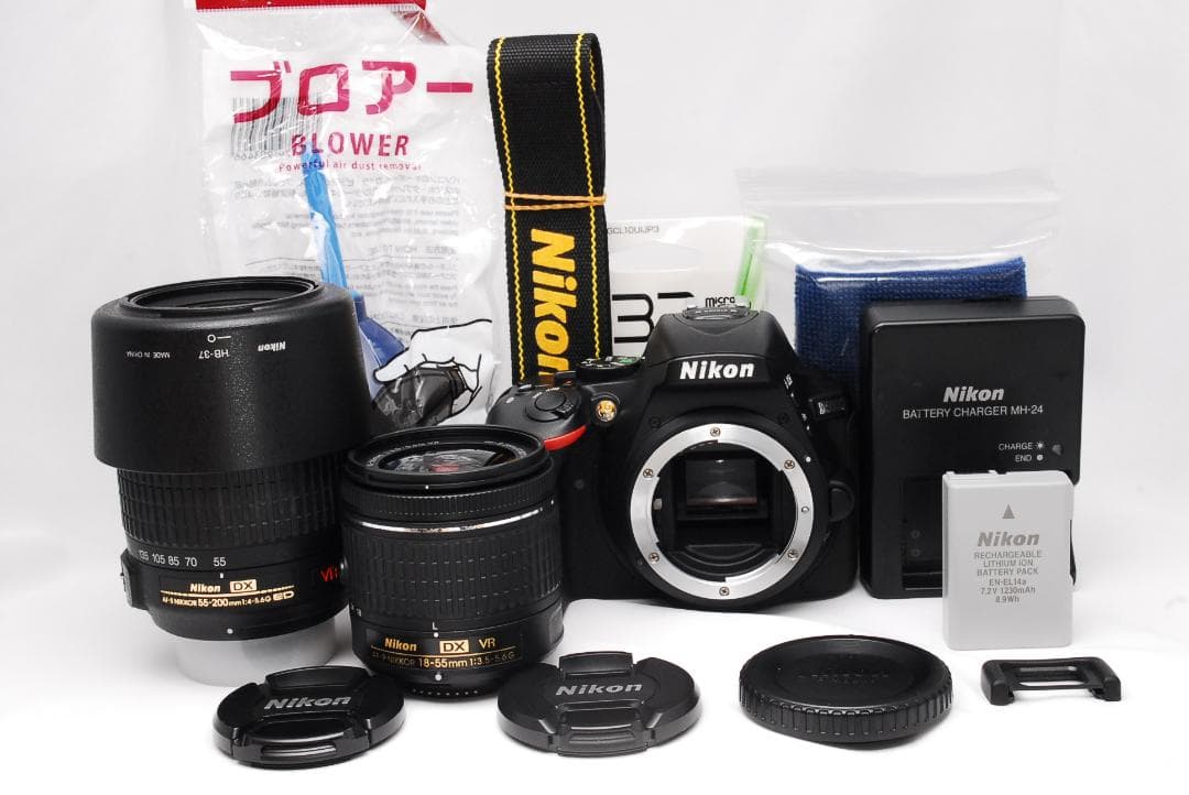 Wレンズキット♥ Nikon D5600 ♥ 美品 一眼レフ 初心者おすすめ