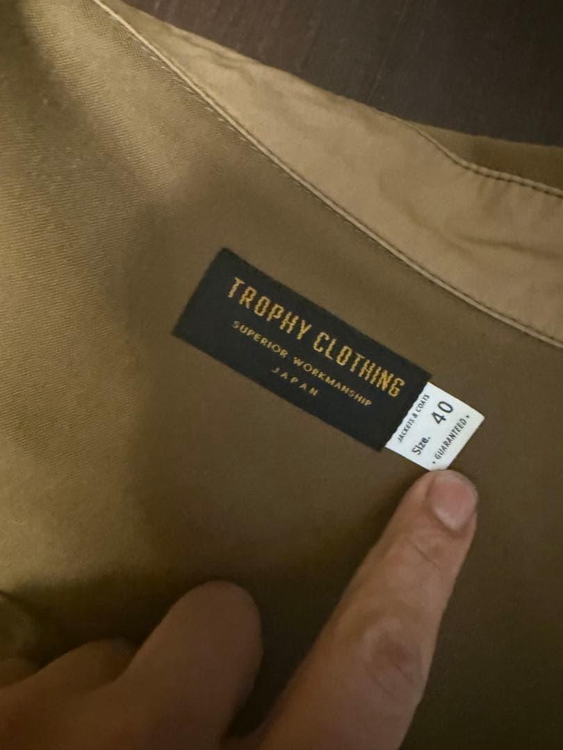 TROPHY CLOTHING モールスキン コート トロフィークルージング