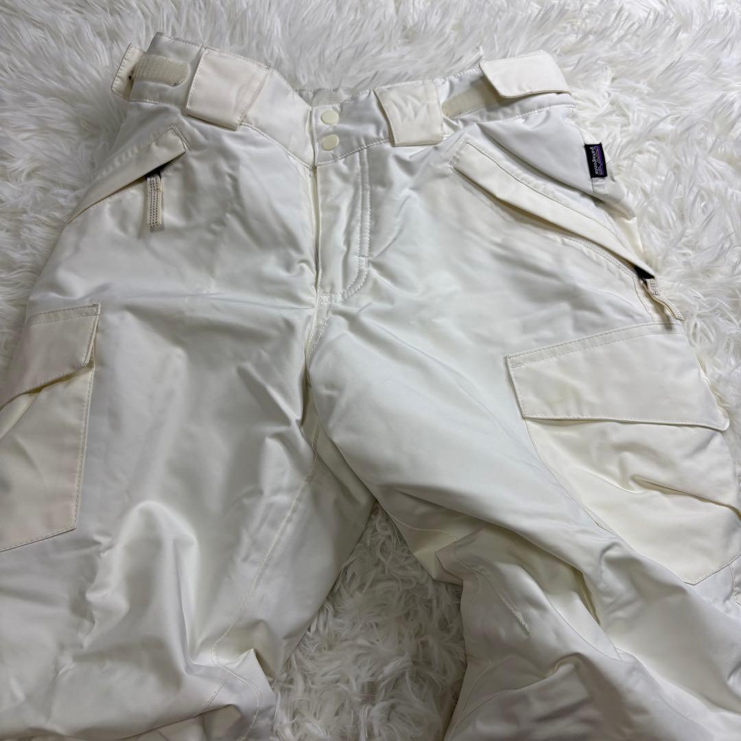 パタゴニアPatagoniaスキーウェアガールズM(10)ピンク白ホワイト