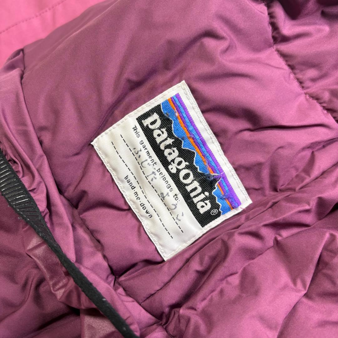 パタゴニアPatagoniaスキーウェアガールズM(10)ピンク白ホワイト