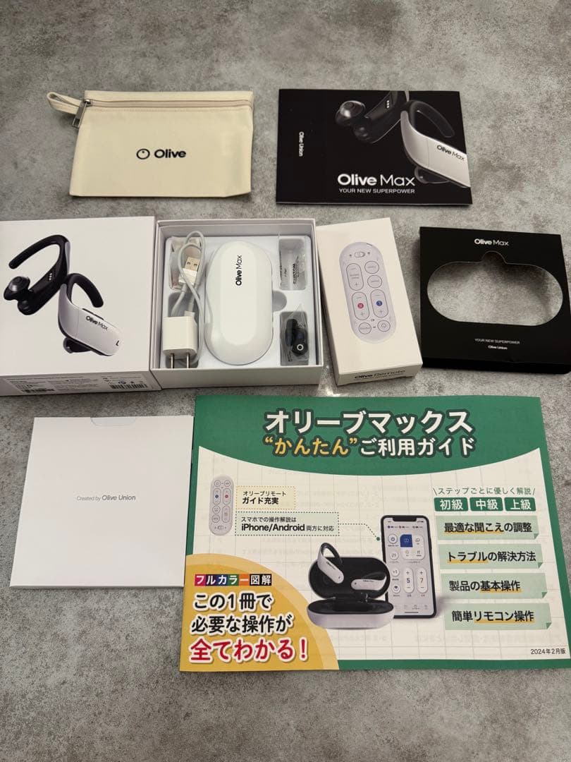 【新品未使用】Olive Max 補聴器　音声収集機